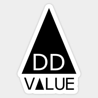 Add Value Typography Motivational Quote Sticker